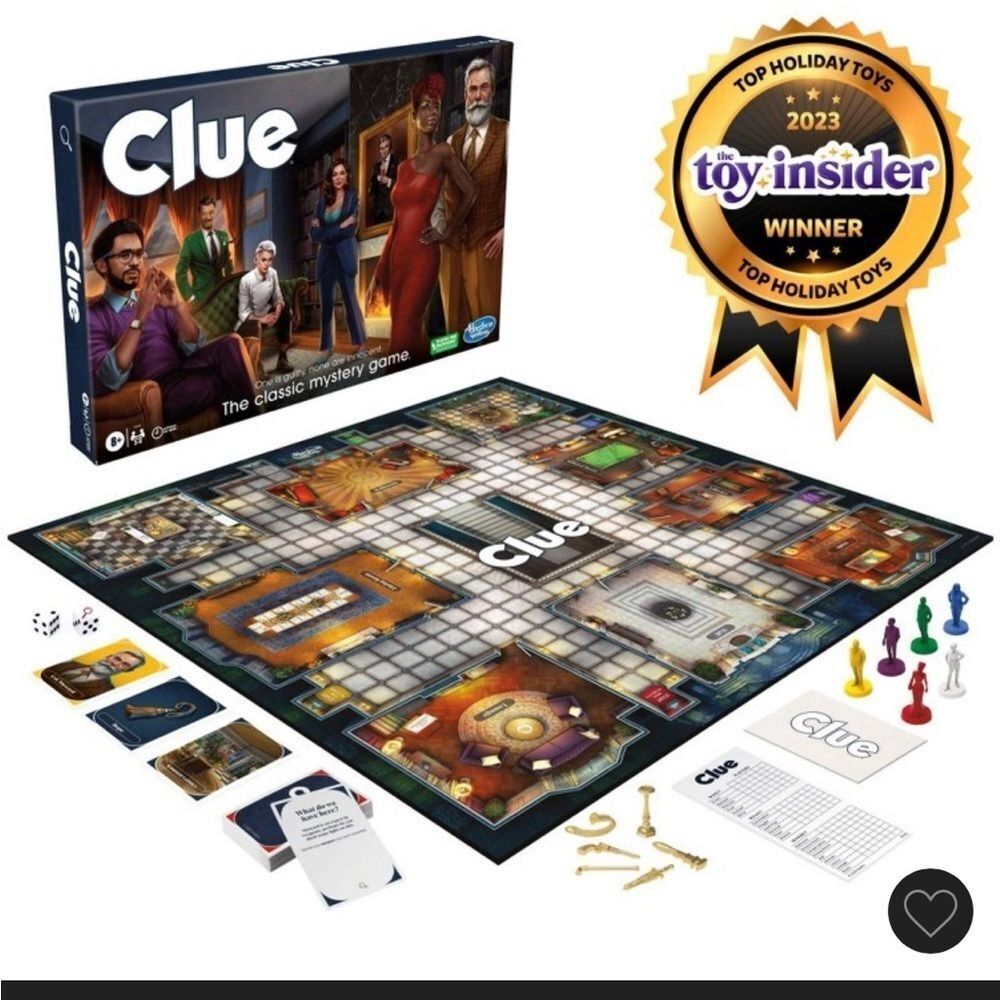 THE CLUE GAME, REIMAGINED Clue Classic Mystery Board Game